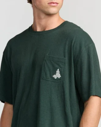Austin Garage T-shirt med vanlig ficka och korta ärmar