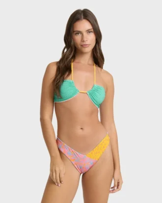 Babe Alert vändbar Drew bandeau-bikinitopp