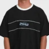 Bad Dog Precision kortärmad stickad T-shirt Bad Dog Precision kortärmad stickad T-shirt