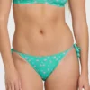 Bikinitrosor med knytband i tropiskt mönster Bikinitrosor med knytband i tropiskt mönster