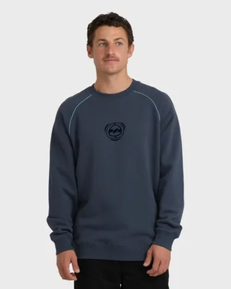 Bio Fleece-tröja med rund hals