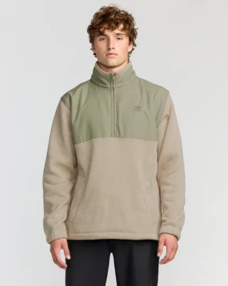 Boundary Blocked Mockneck Sweatshirt