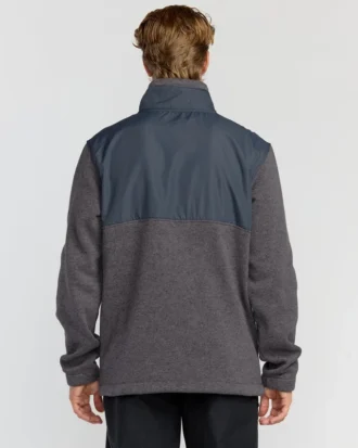 Boundary Blocked Mockneck Sweatshirt