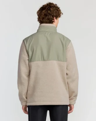 Boundary Blocked Mockneck Sweatshirt