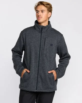 Boundary mock neck-tröja med dragkedja Boundary mock neck-tröja med dragkedja