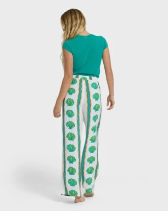 Coastal Crush-byxor med elastisk midja