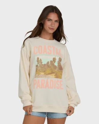 Coastal Paradise-tröja med rund hals