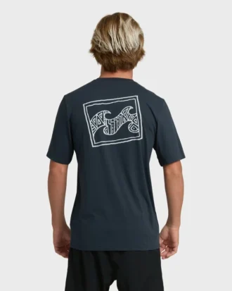 Crayon Wave Löst sittande kortärmad Surf-T-shirt Crayon Wave Löst sittande kortärmad Surf-T-shirt