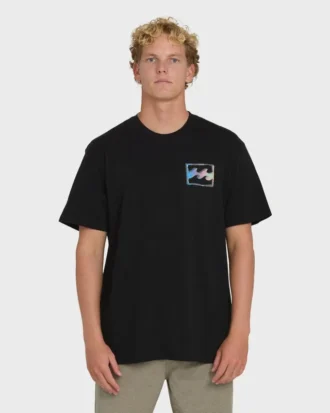 Crayon Wave Premium kortärmad stickad T-shirt