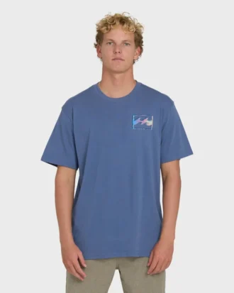 Crayon Wave Premium kortärmad stickad T-shirt