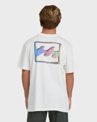 Crayon Wave Premium kortärmad stickad T-shirt