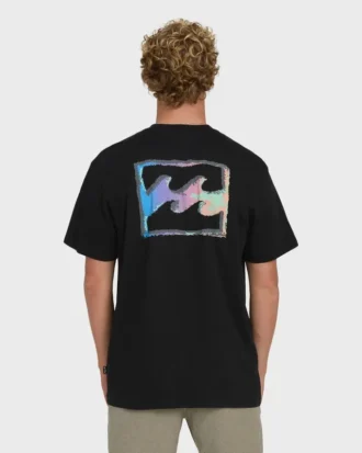 Crayon Wave Premium kortärmad stickad T-shirt