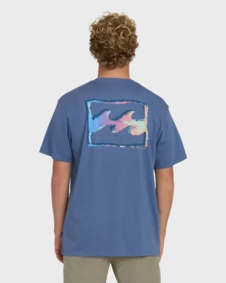Crayon Wave Premium kortärmad stickad T-shirt