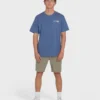 Crayon Wave Premium kortärmad stickad T-shirt