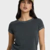 Daily T kortärmad stickad T-shirt Daily T kortärmad stickad T-shirt