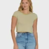 Daily Tee Yd kortärmad stickad T-shirt i shorts Daily Tee Yd kortärmad stickad T-shirt i shorts