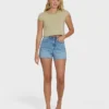 Daily Tee Yd kortärmad stickad T-shirt i shorts Daily Tee Yd kortärmad stickad T-shirt i shorts