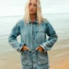 Denim-arbetsrock Denim-arbetsrock
