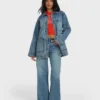 Denim-arbetsrock Denim-arbetsrock
