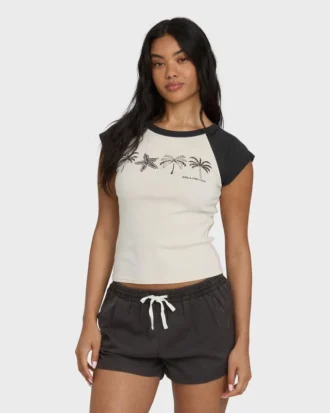Des Tropic kortärmad raglan-top