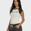 Des Tropic kortärmad raglan-top Des Tropic kortärmad raglan-top
