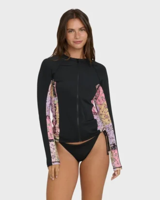 Dreamy Daze Rashguard med dragkedja fram och långa ärmar Dreamy Daze Rashguard med dragkedja fram och långa ärmar