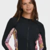 Dreamy Daze Rashguard med dragkedja fram och långa ärmar Dreamy Daze Rashguard med dragkedja fram och långa ärmar