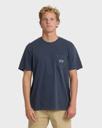 Essential Pocket Wave Washed Premium kortärmad T-shirt