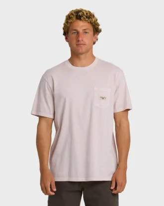 Essential Pocket Wave Washed Premium kortärmad T-shirt