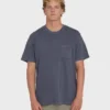 Essential Wave Washed Premium kortärmad T-shirt med ficka
