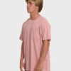 Essential Wave Washed Premium kortärmad T-shirt med ficka