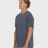 Essential Wave Washed Premium kortärmad T-shirt med ficka