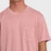 Essential Wave Washed Premium kortärmad T-shirt med ficka