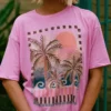 Feel the Heat kortärmad stickad T-shirt