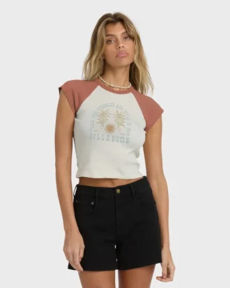 Forever Had kortärmad raglan-T-shirt