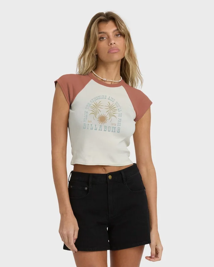 Forever Had kortärmad raglan-T-shirt Forever Had kortärmad raglan-T-shirt