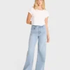 Free Fall högmidjade flare-Jeans