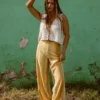 Hazy Daze-byxor med elastisk midja Hazy Daze-byxor med elastisk midja