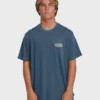 Heritage Arch Wave Washed Premium kortärmad stickad T-shirt