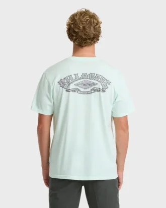 Heritage Arch Wave Washed Premium kortärmad stickad T-shirt