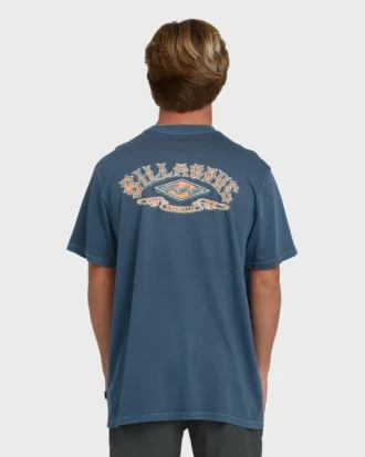 Heritage Arch Wave Washed Premium kortärmad stickad T-shirt