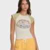 Horizon Raglan shorts med kort ärm stickad T-shirt Horizon Raglan shorts med kort ärm stickad T-shirt