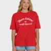 I Will Travel kortärmad stickad T-shirt I Will Travel kortärmad stickad T-shirt