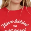 I Will Travel kortärmad stickad T-shirt I Will Travel kortärmad stickad T-shirt