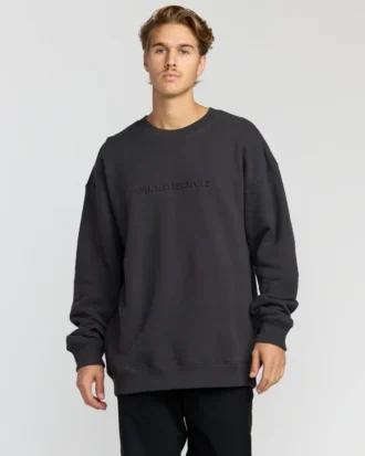 Ikonisk sweatshirt med präglad krage