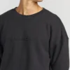 Ikonisk sweatshirt med präglad krage Ikonisk sweatshirt med präglad krage