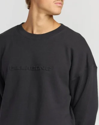 Ikonisk sweatshirt med präglad krage