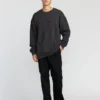 Ikonisk sweatshirt med präglad krage Ikonisk sweatshirt med präglad krage