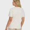 In Front of Me kortärmad stickad T-shirt