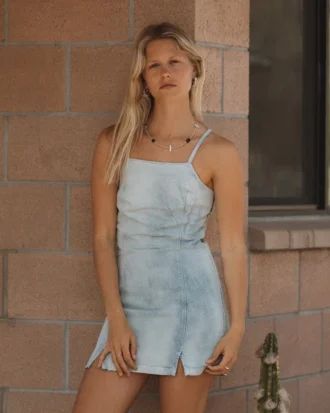 Jade Saltwashed Denimklänning Jade Saltwashed Denimklänning